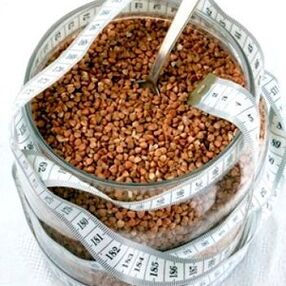 Pisua galtzeko dieta buckwheat dietearen funtsa