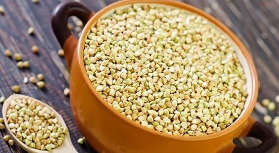 Buckwheat dieta berdea