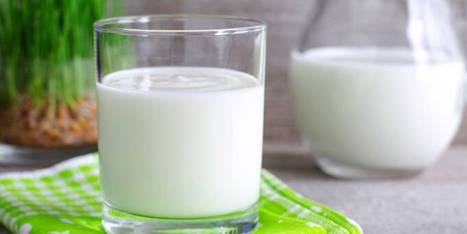 kefir pisua galtzeko afari gisa