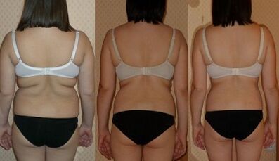 aste batean 7 kg galtzeko moduak