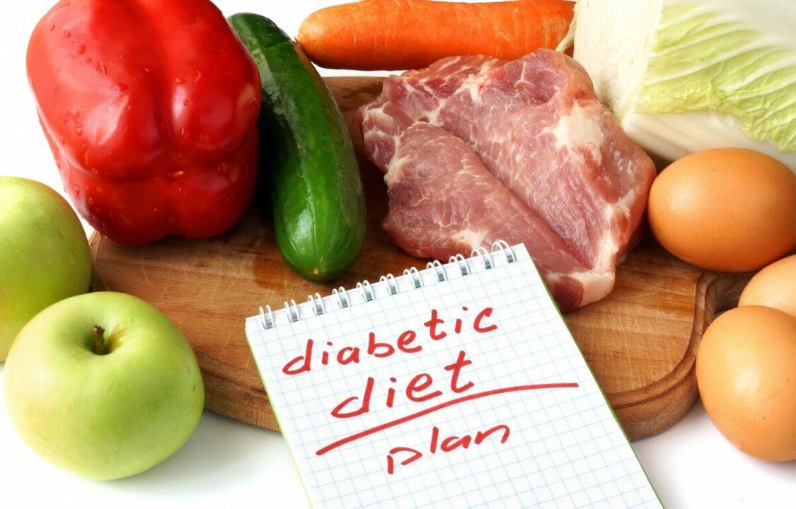 Dieta diabetikoentzako bazkari plana